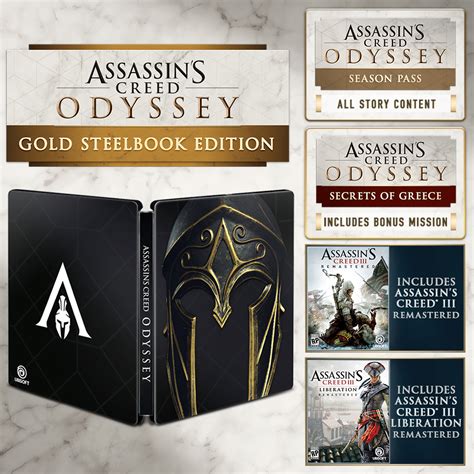 assassin's creed odyssey steel box|Assassin's Creed Odyssey Pre Order Steel Book.